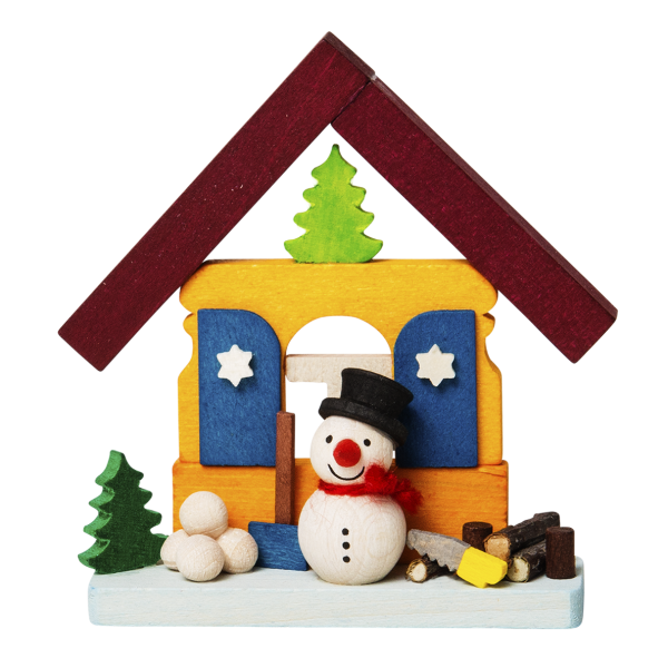 Christmas Village with Snowman Garden - Christmas tree decoration
