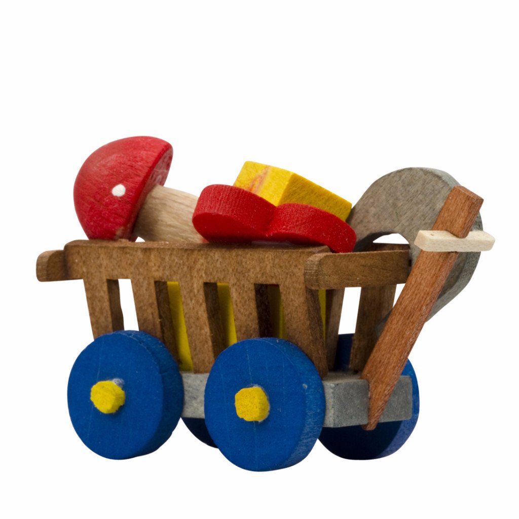 Mini Good Luck Wagon  - Christmas tree decoration