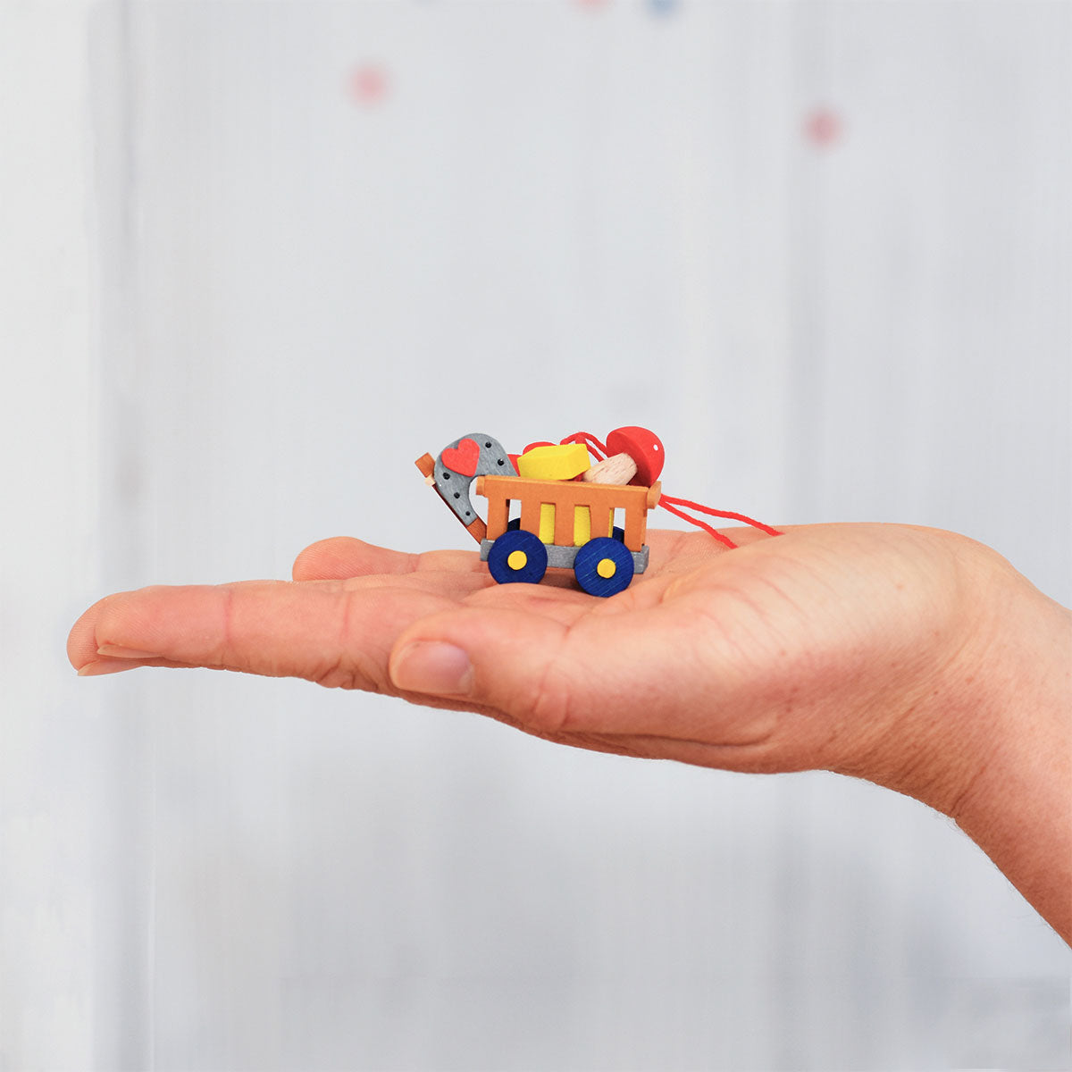 Mini Good Luck Wagon  - Christmas tree decoration