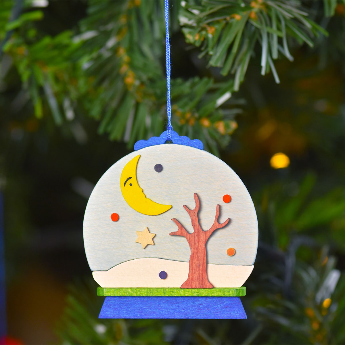 Snow Globe - Felix the Fox - Christmas tree decoration