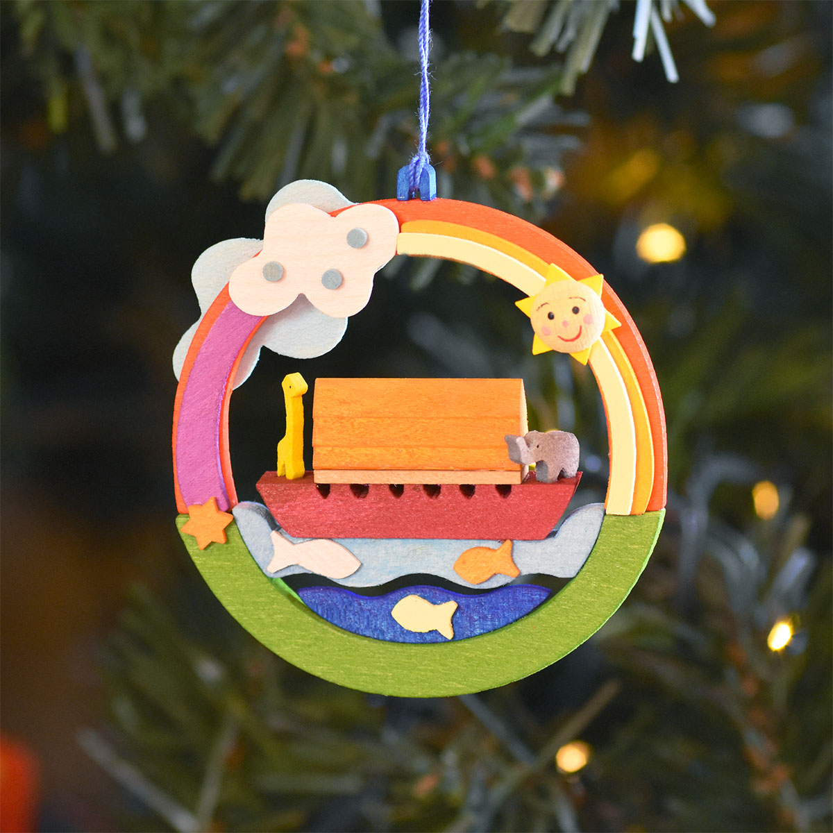 Diorama - Noah's Ark - Christmas tree decoration