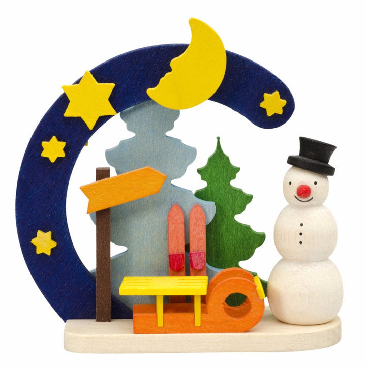 Snowman Arch - Forest Sled - Christmas tree decoration