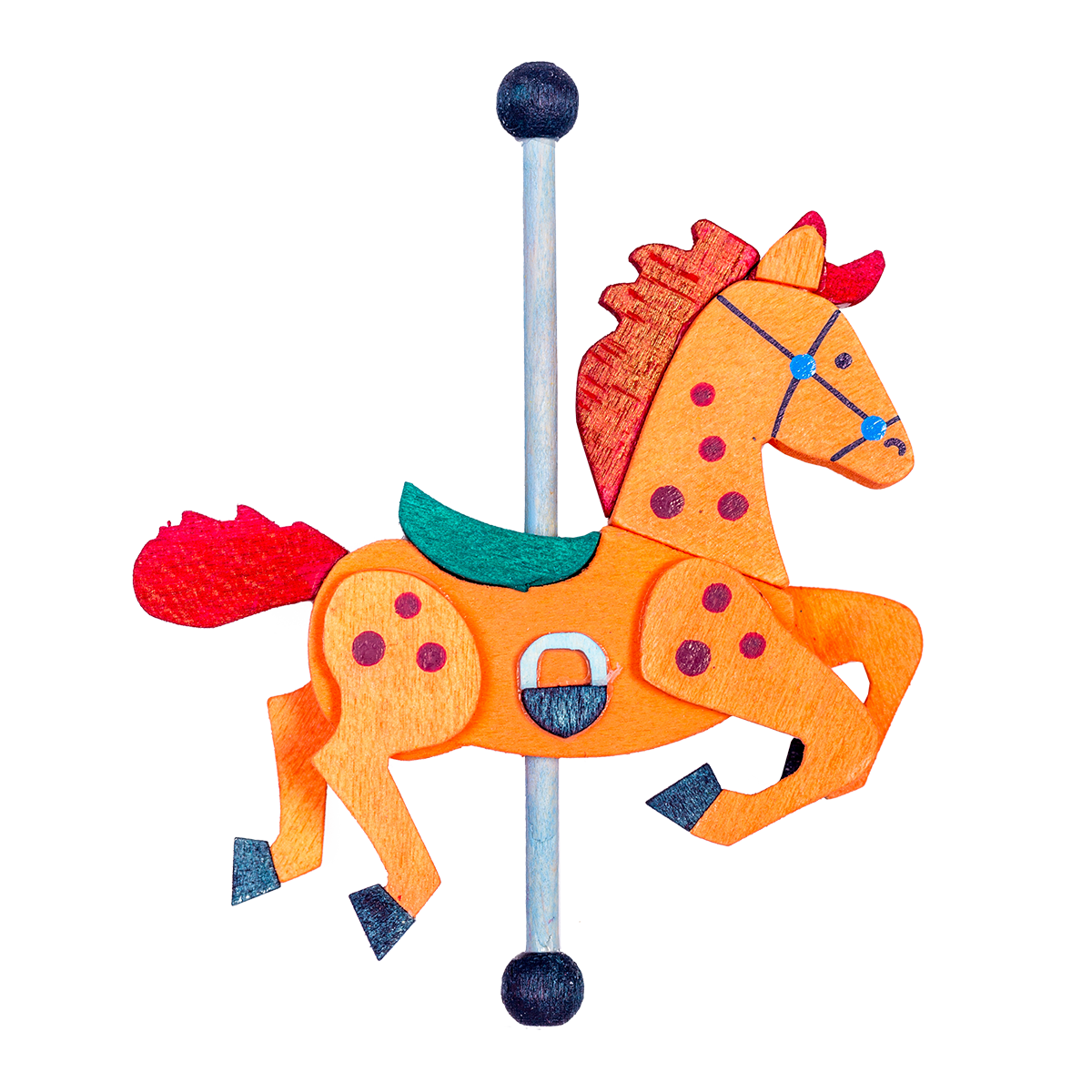 Carousel Pony (Sienna) - Christmas Tree Decoration