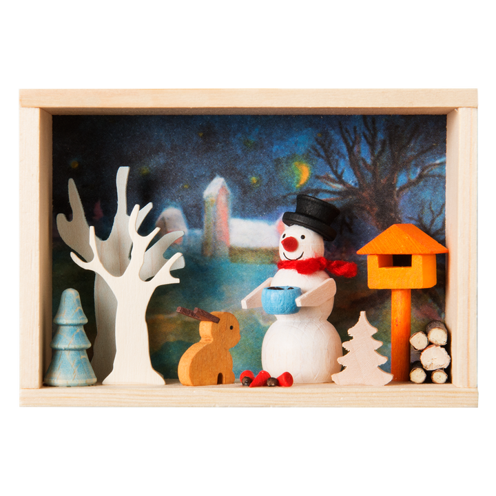 Congratulations box - Snowman Forest