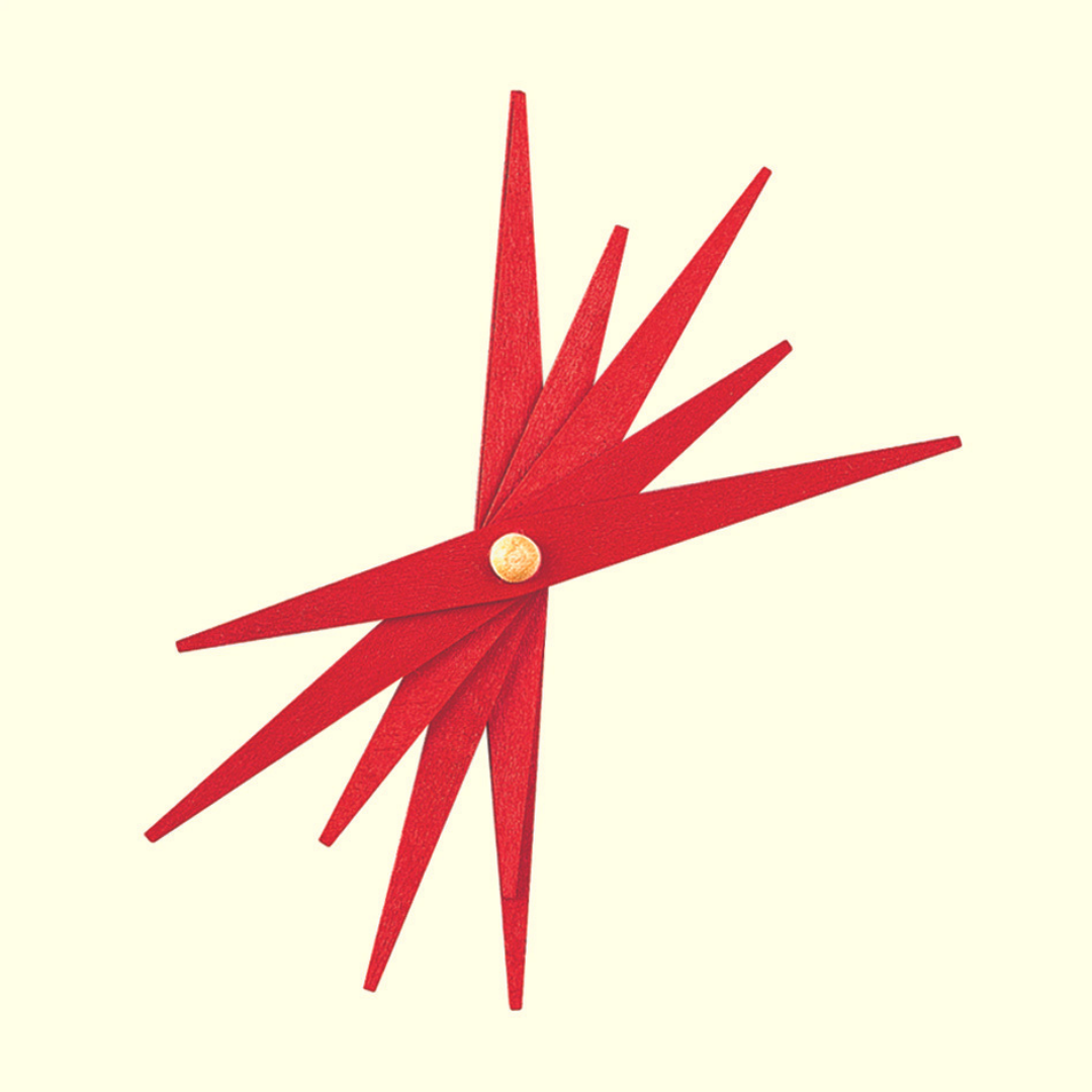 Folding Moravian Stars - Christmas tree decoration