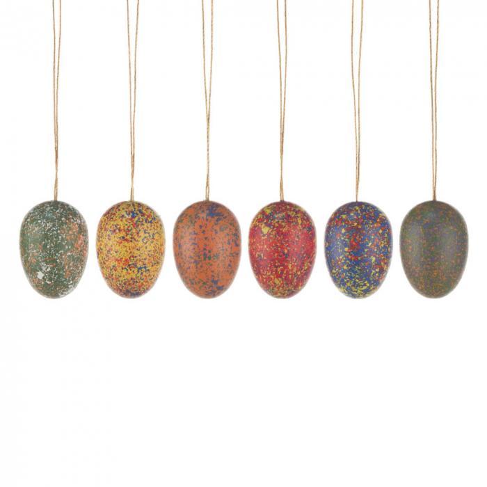 Easter Tree Decoration- Speckled Eggs (Set of 6)