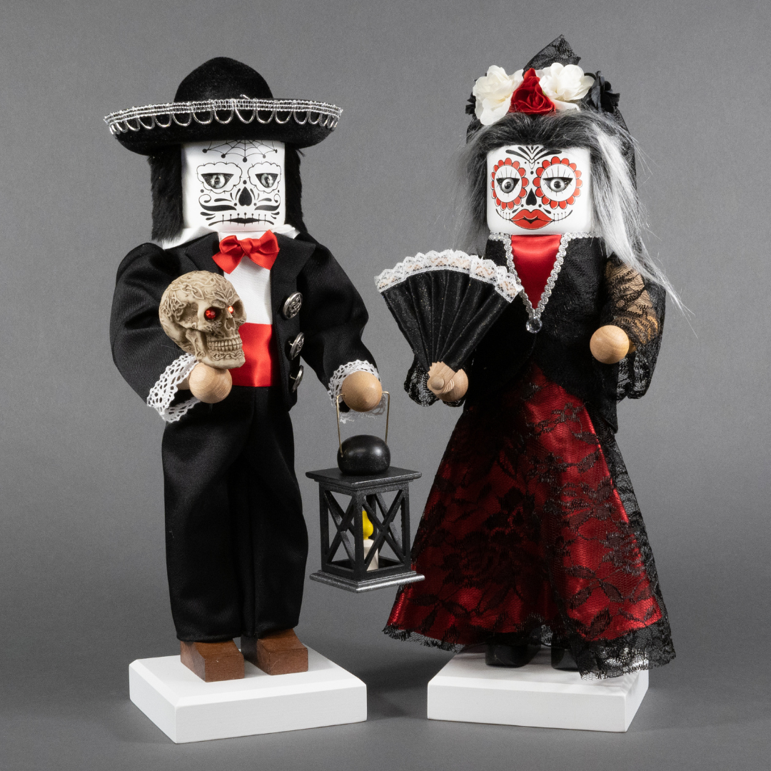Nutcracker (Premium Collector's Edition) - Halloween Calavera and Catrina - Pair