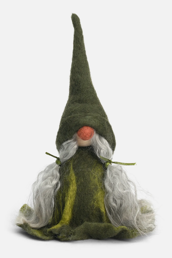 Tomte Gnome - Hilma (Green Dress)