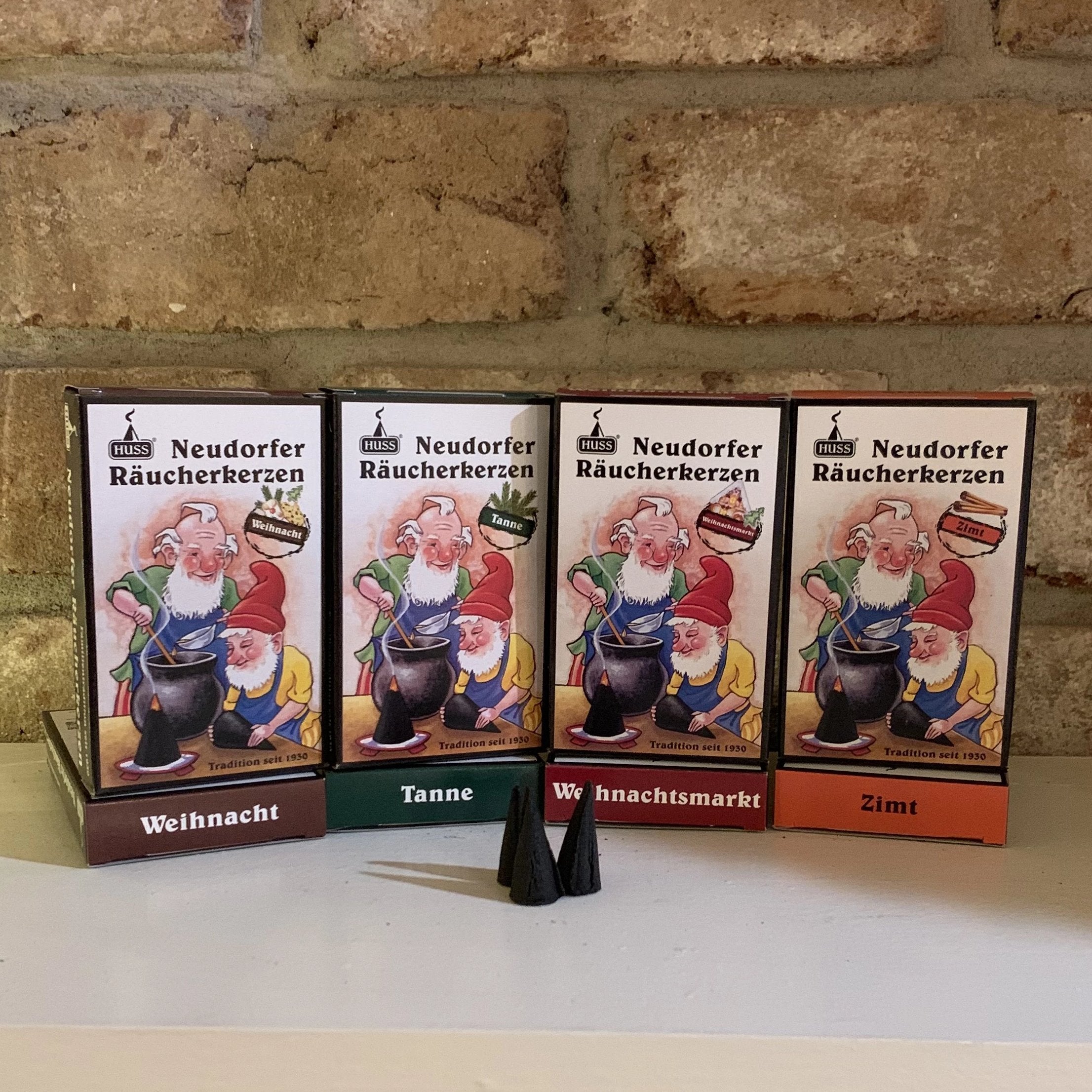 Premium Incense Cones (Regular-Sized) - Christmas Treats Sampler (4-Pack)