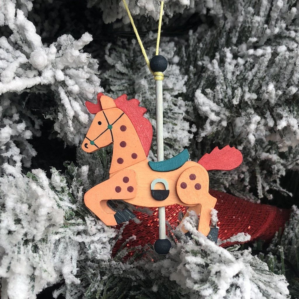 Carousel Pony (Sienna) - Christmas Tree Decoration