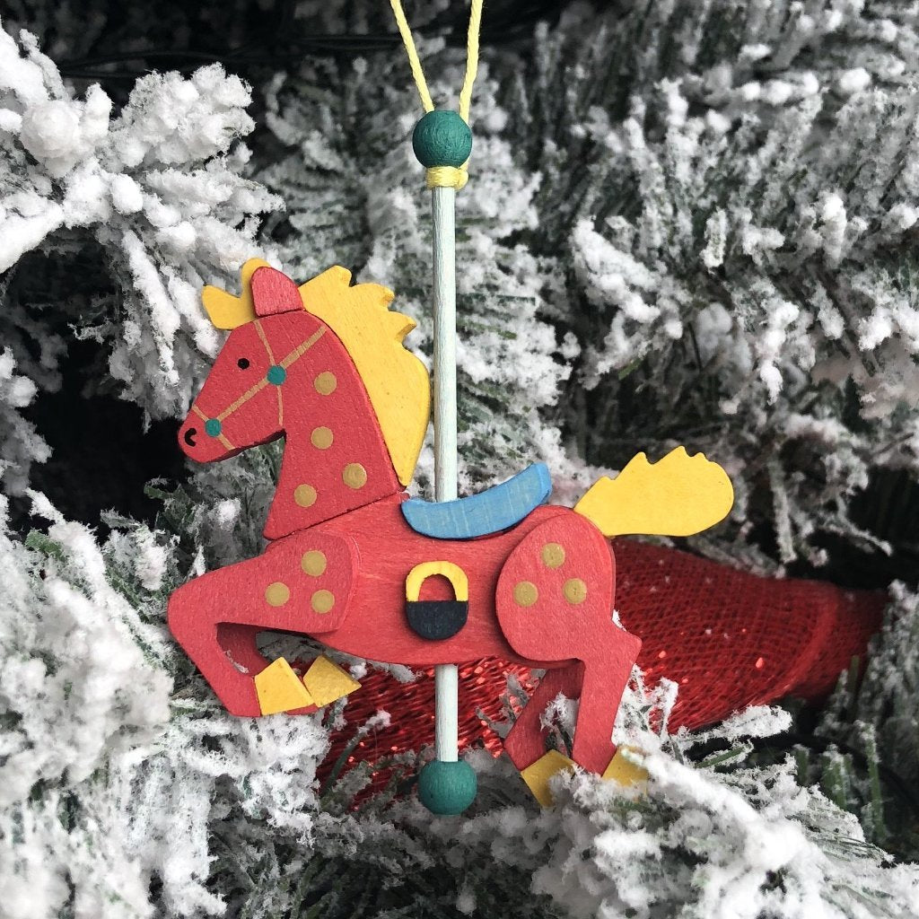 Carousel Pony (Strawberry) - Christmas Tree Decoration