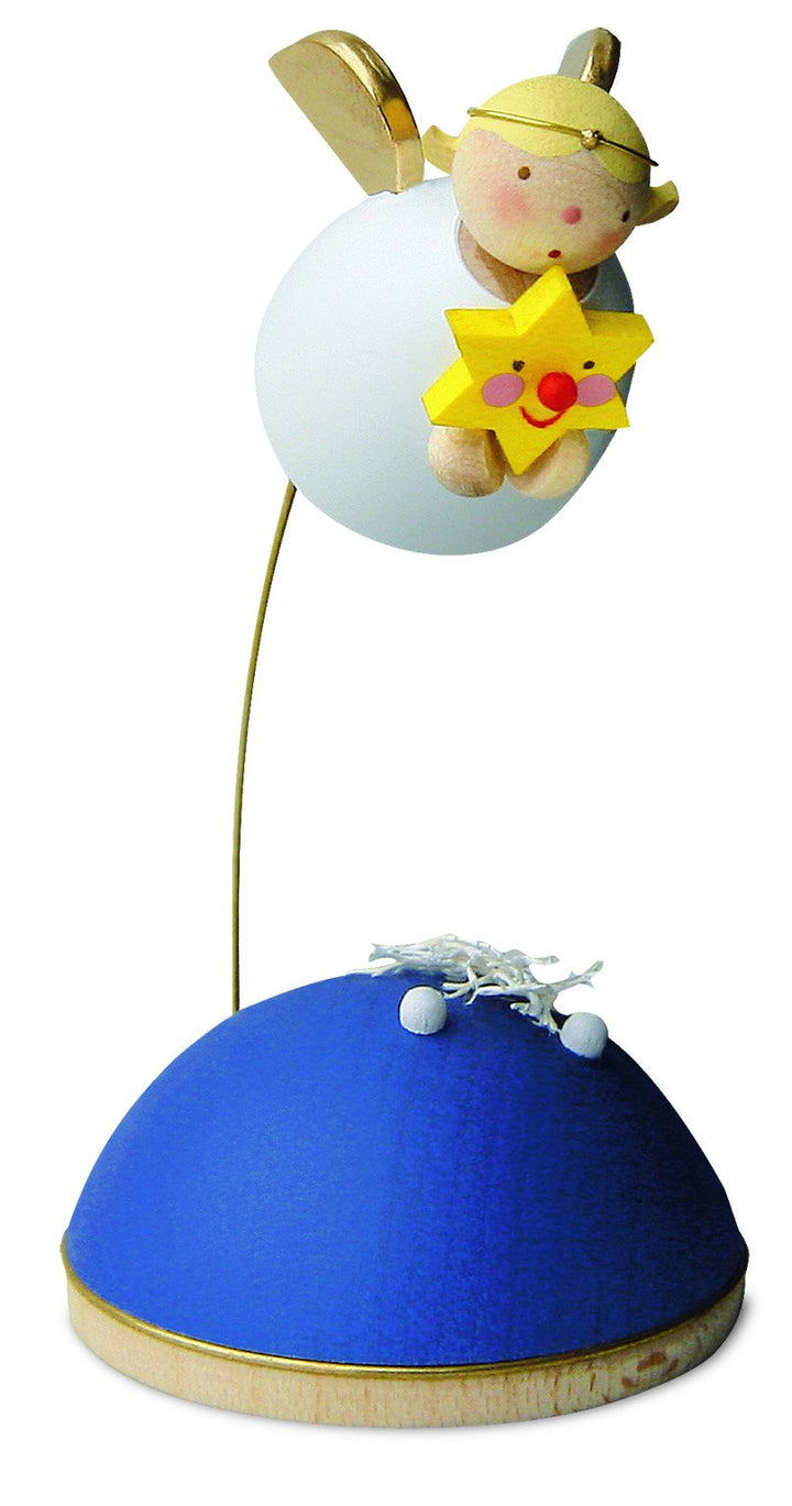 Little Angel Figurine - Guardian Angel with Star (Floating)