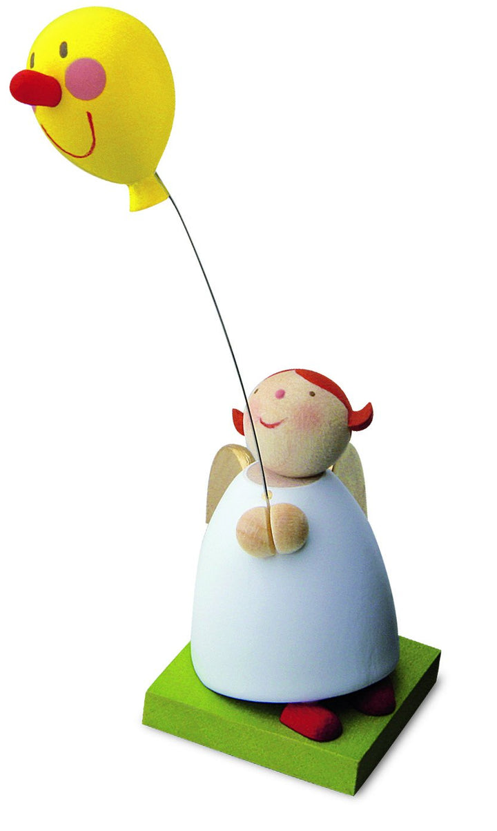 Little Angel Figurine - Guardian Angel with Balloon Face
