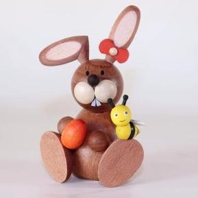 Osterhase Collectible - Bunny Girl with Bumble Bee