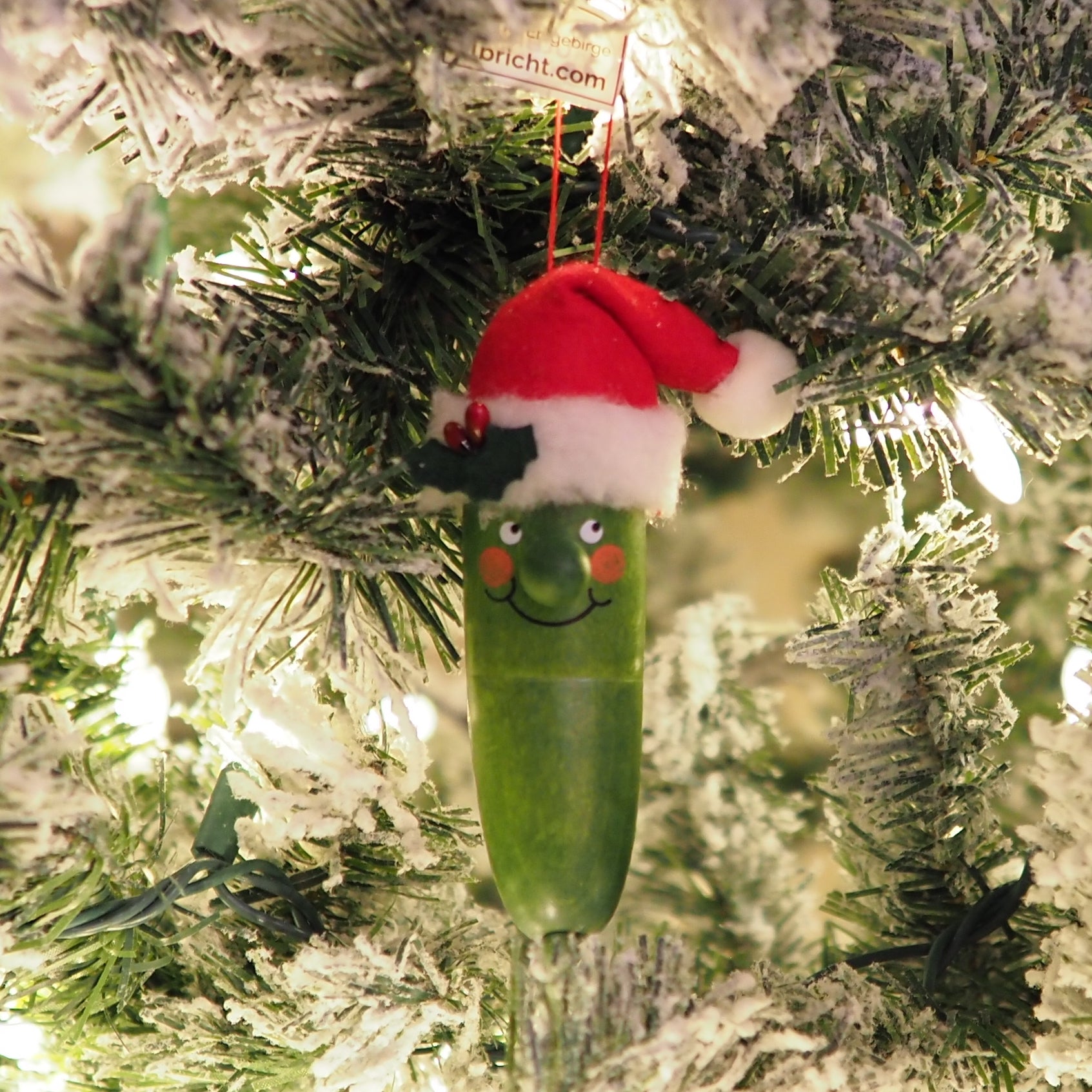 The Christmas Pickle Christmas tree decoration The German Christmas