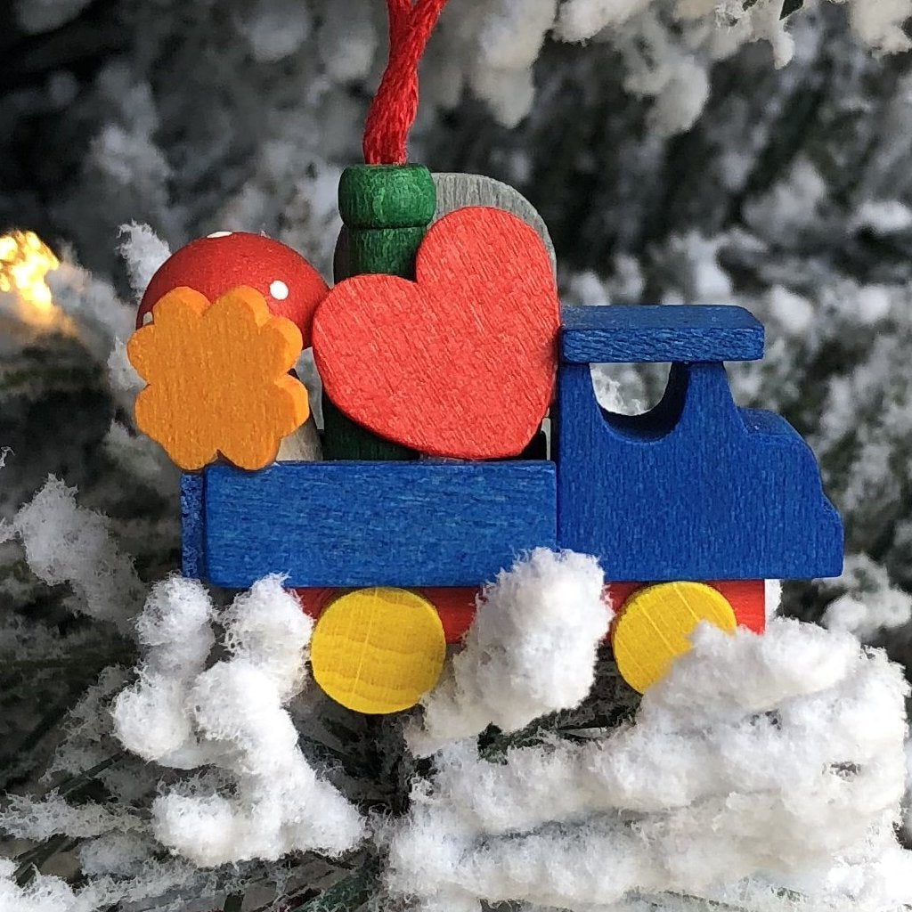Mini Good Luck Truck-  Christmas tree decoration