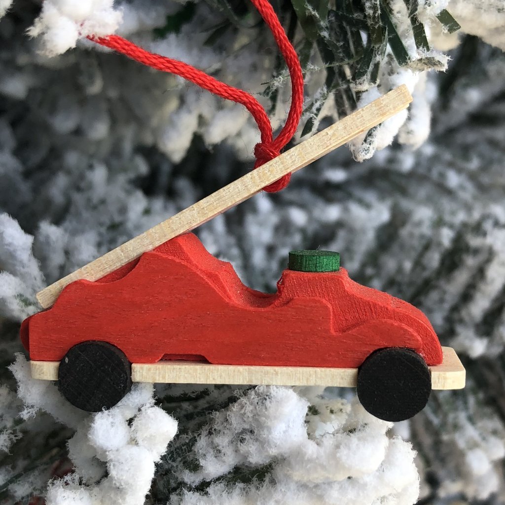 Mini Fire Engine - Christmas tree decoration