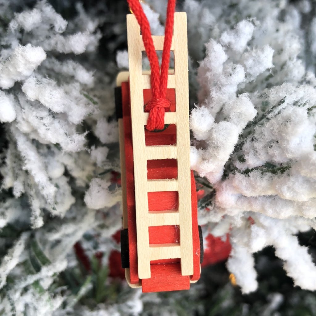 Mini Fire Engine - Christmas tree decoration