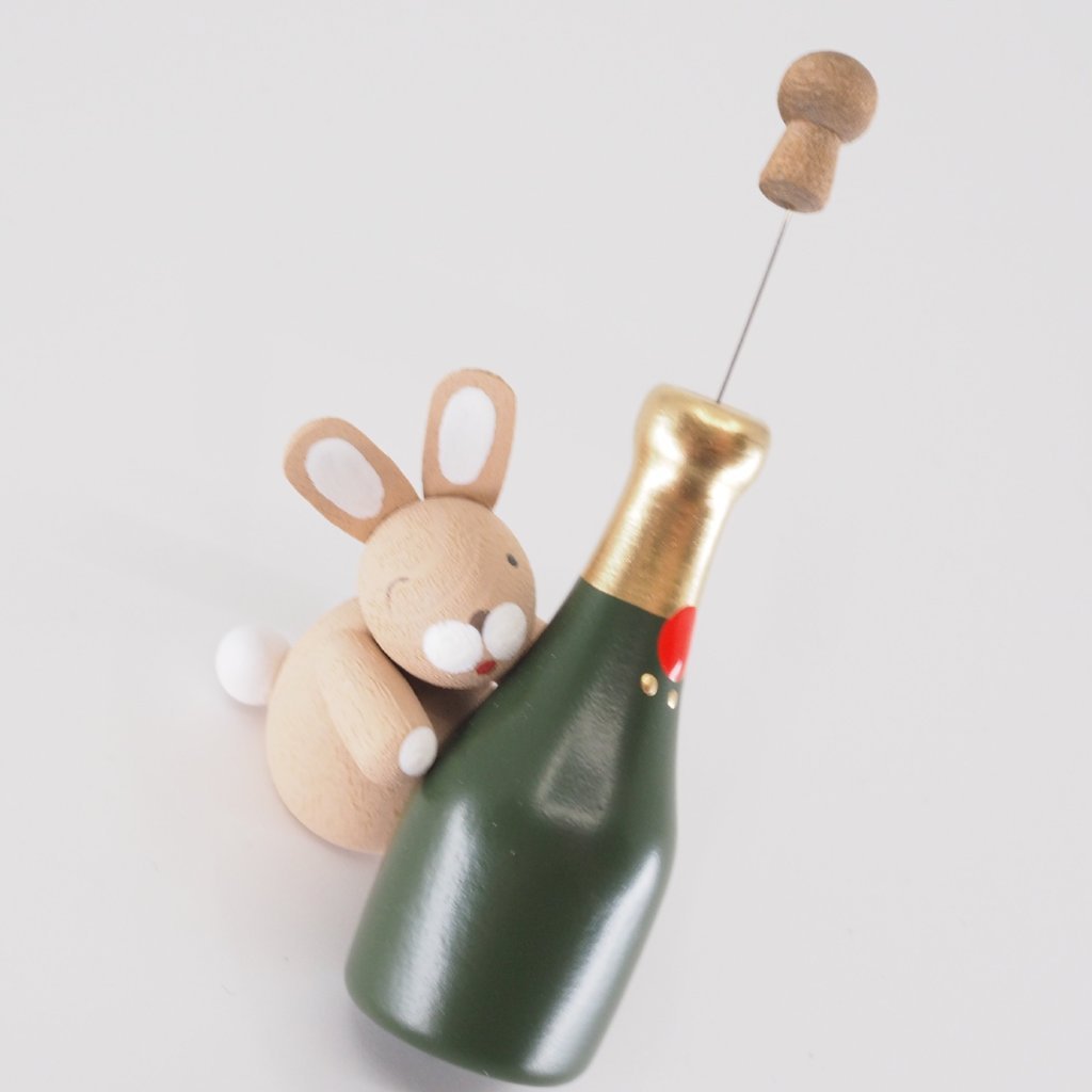 Premium Easter Bunny - Easter Bunny with champagne bottle