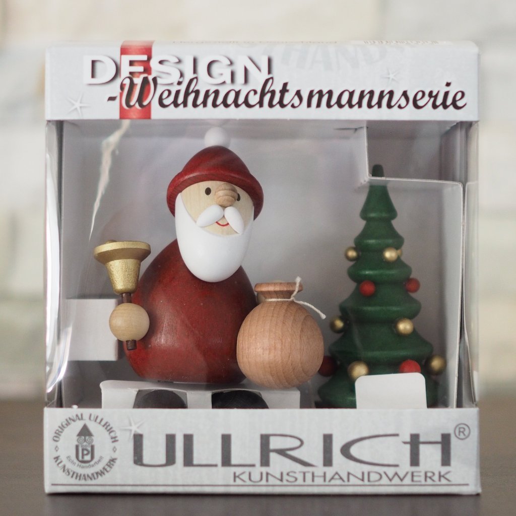 Weihnachtsmann Collectibles - Santa and Bell with Tree