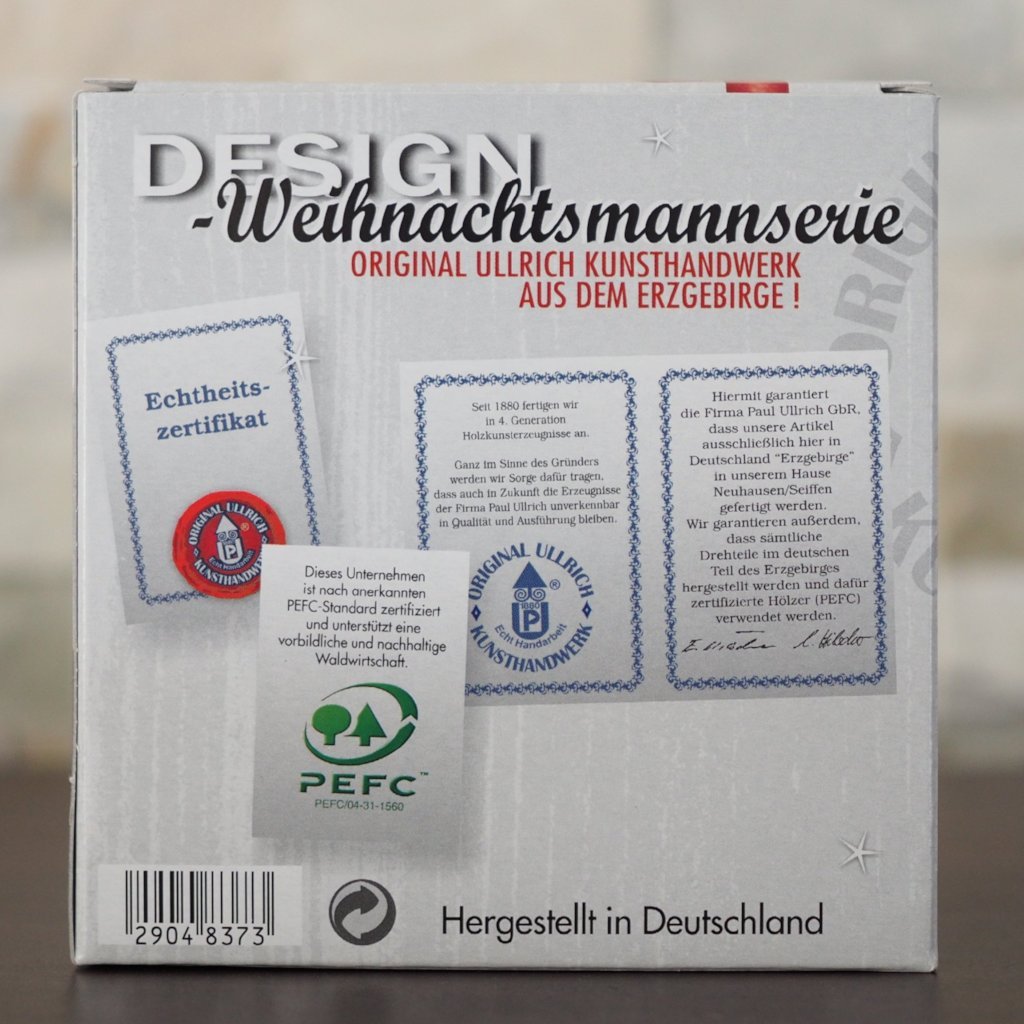 Weihnachtsmann Collectibles - Santa and Bell with Tree