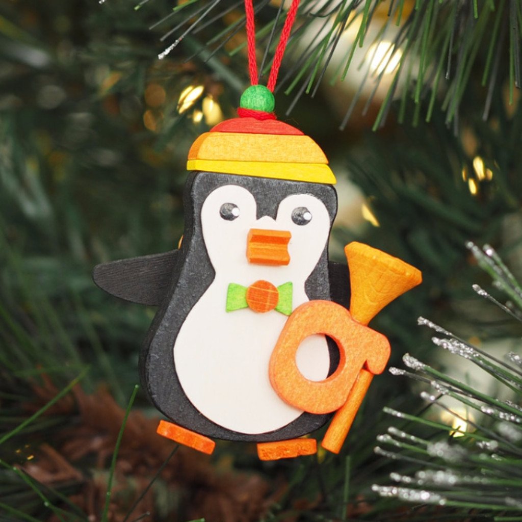 Penguin jazz trumpeter - Christmas tree decoration