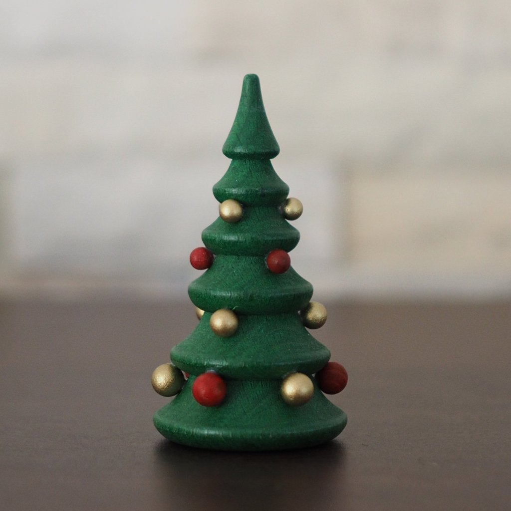 Weihnachtsmann Collectibles - Santa and Bell with Tree