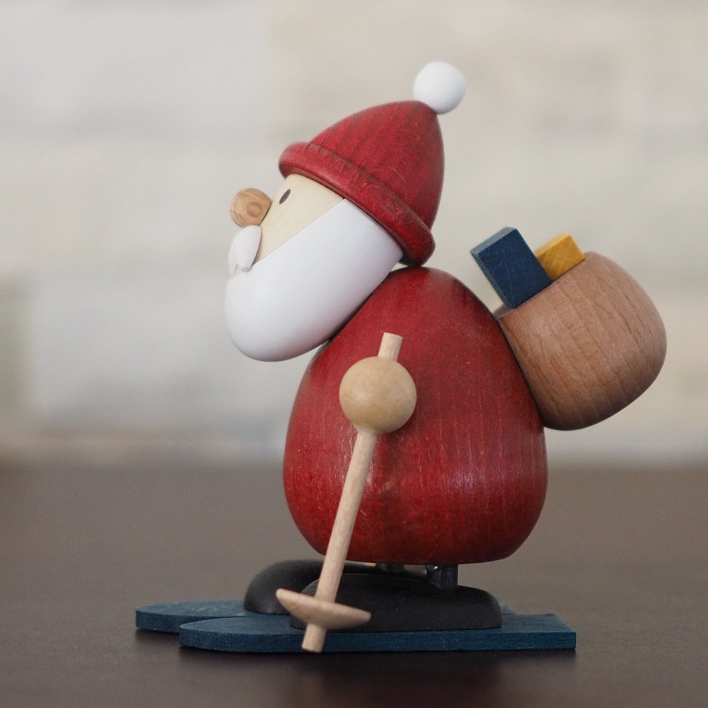 Weihnachtsmann Collectibles - Santa Skiing