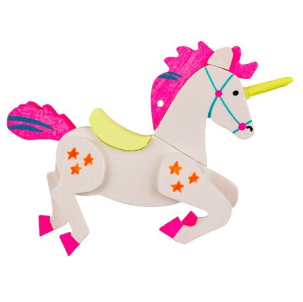 Unicorn (Hot Pink) - Christmas Tree Decoration