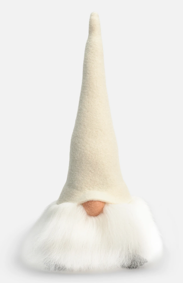 Tomte Gnome - Walter with Felt Cap (White)