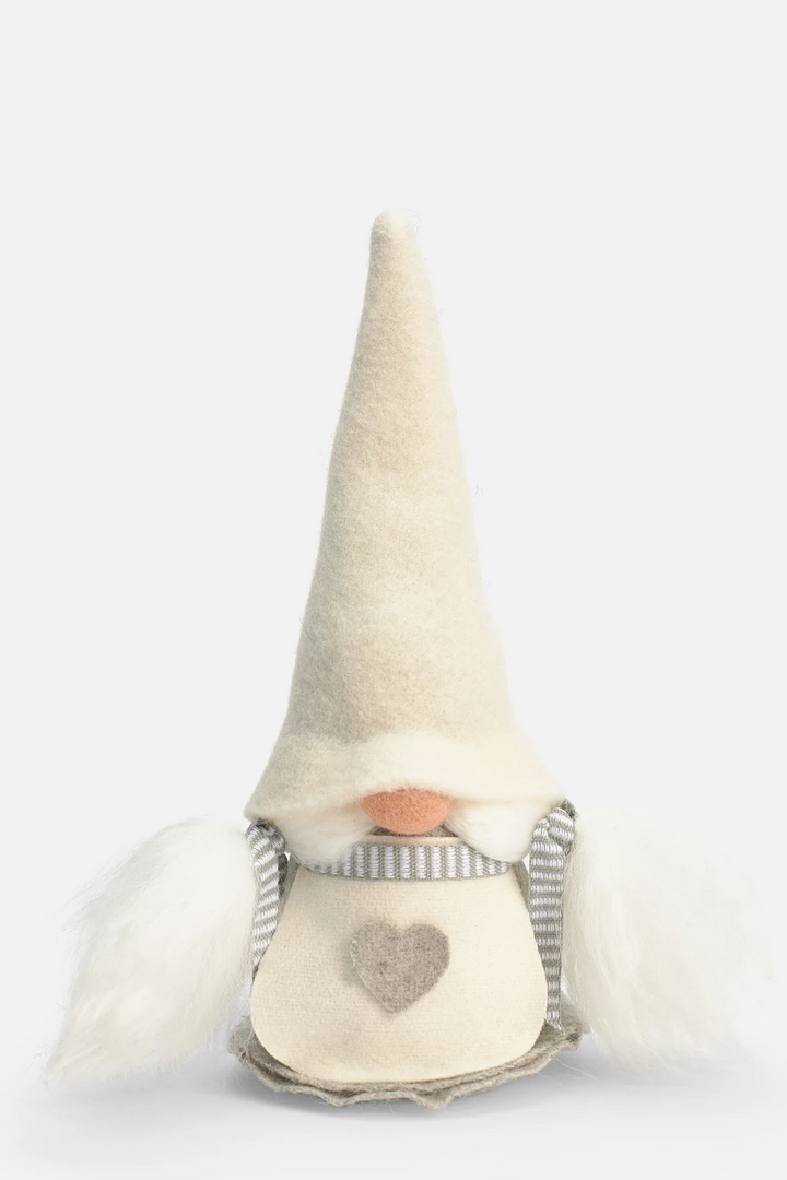 Tomte Gnome - Viktoria (White Cap)